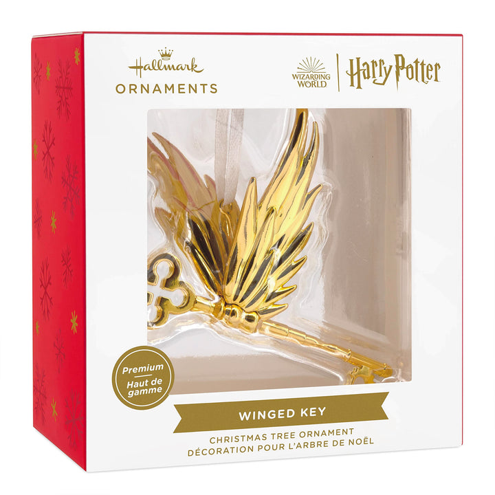 Hallmark Harry Potter Winged Key Christmas Ornament, Metal