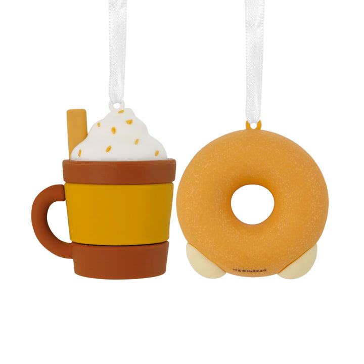 Hallmark Better Together Santa Milk Mug and Christmas Tree Cookie Magnetic Christmas Ornaments, Set of 2, Shatterproof Milk & Cookies