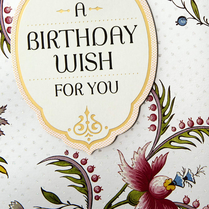 Hallmark Golden Thread Birthday Card (A Birthday Wish) A Birthday Wish