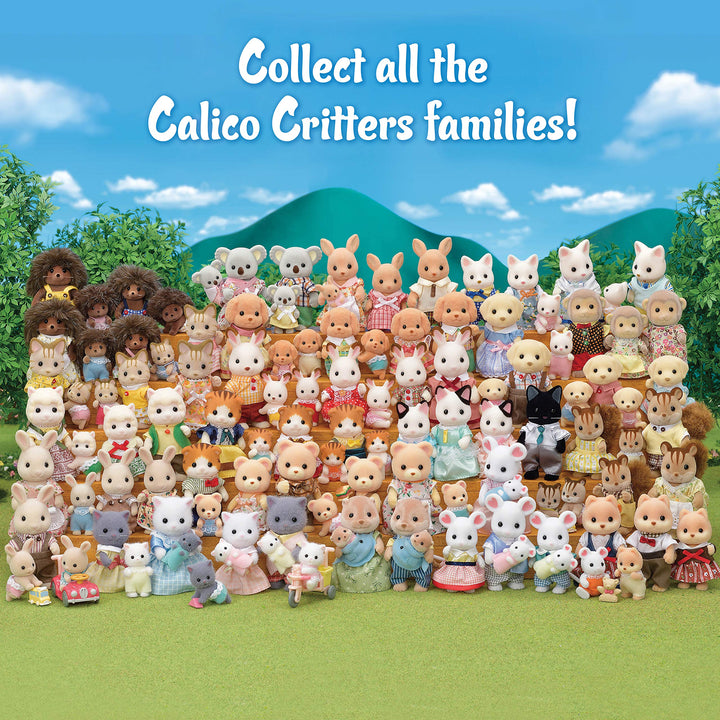 Calico Critters Walnut Squirrel Family - Set of 4 Collectible Doll Figures for Children Ages 3+ Hazelnut Chipmunk Family