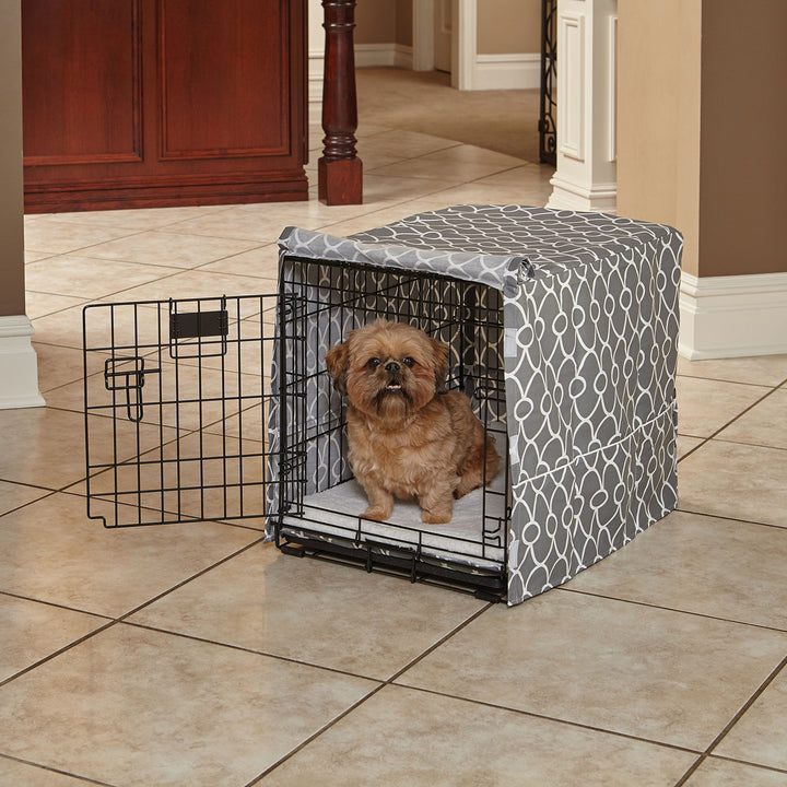 MidWest Homes for Pets Dog Crate Cover, Privacy Dog Crate Cover Fits MidWest Dog Crates, Machine Wash & Dry (Cover Only)