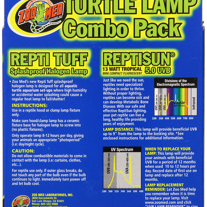 Zoo Med Turtle Lamp Combo Pack