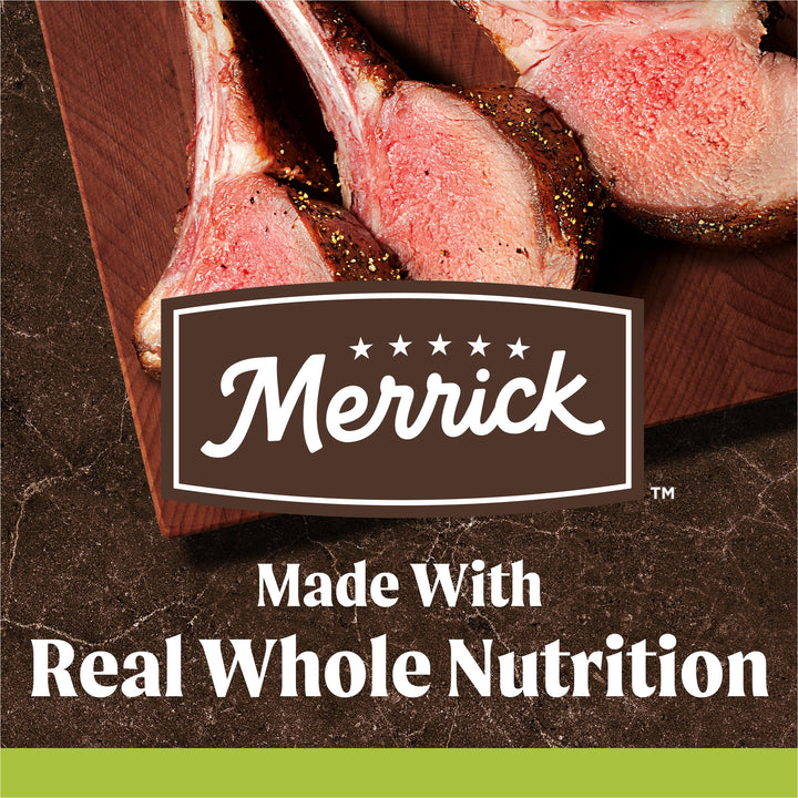 Merrick Dry Dog Food, Real Bison, Beef and Sweet Potato Grain Free Dog Food Recipe - 10 lb. Bag Grain Free with Sweet Potato Beef & Bison 10 Pound (Pack of 1)