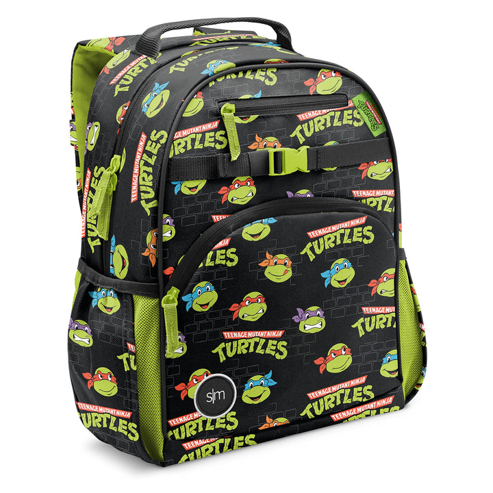 Simple Modern Nickelodeon Viacom Kids Backpack for School Girls and Boys | Kindergarten Elementary Toddler Backpack | Fletcher Collection | Kids - Medium (15" tall) | TMNT Turtles Unite Viacom: Tmnt Turtles Unite Kids Medium