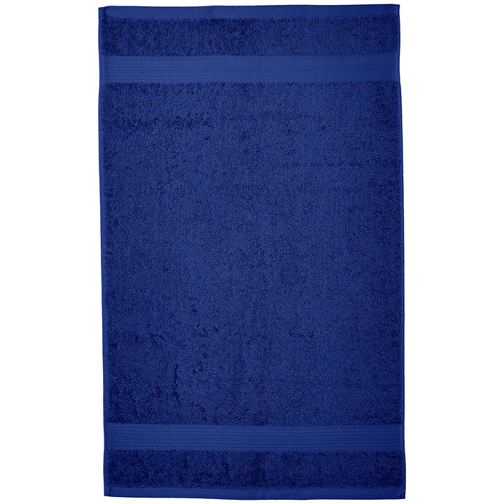 Basics Fade Resistant Cotton Washcloth, Hand Towel, Pack of 6, Navy Blue, 12" x 7" Washcloth (Pack of 6)