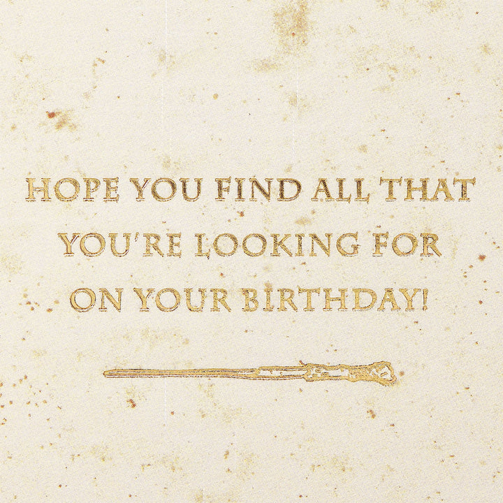 Papyrus Harry Potter Birthday Card (Find All That You're Looking For) ‎Find All That You're Looking For