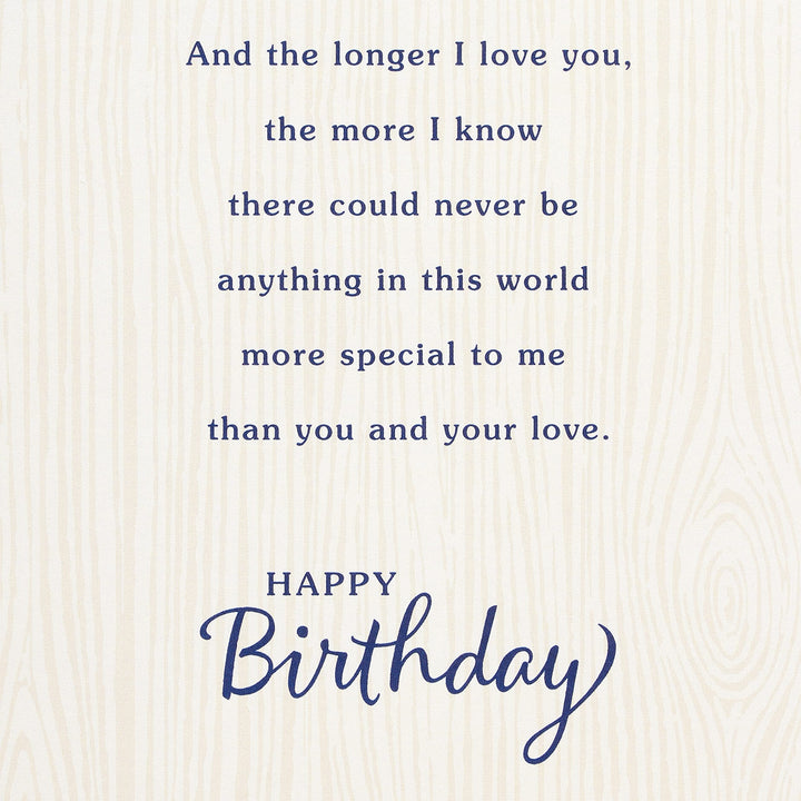 American Greetings Birthday Card for Husband (Longer I Love You) Longer I Love You