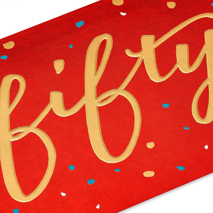 American Greetings 50th Birthday Card (Be Bold) Be Bold