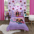 Disney Raya and The Last Dragon Mythic Pop Lavender, Magenta, and Blue with Sisu Dragon and Tuktuk 4 Piece Toddler Bed Set - Comforter, Fitted Bottom Sheet, Flat Top Sheet, and Reversible Pillowcase Disney Raya and the Last Dragon