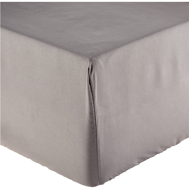 Elegant Comfort 1500 Premium Hotel Quality 1-Piece Fitted Sheet, Softest Quality Microfiber - Deep Pocket up to 16 inch, Wrinkle and Fade Resistant, Full, Gray