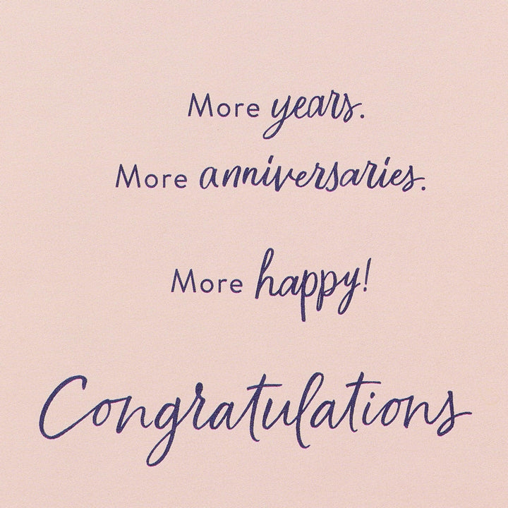 American Greetings 25th Anniversary Card (To Many More) Coupes and Champagne