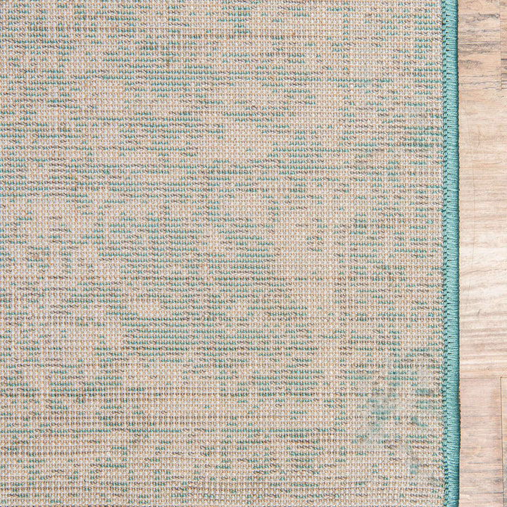 Unique Loom Sofia Collection Area Rug - Casino (2' 2" x 3' 1" Rectangle, Turquoise/ Ivory)