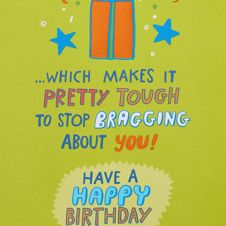 American Greetings Birthday Card for Grandson (Bragging About You) Bragging About You