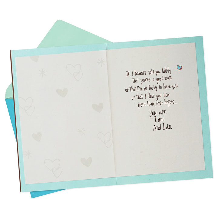 Hallmark Father's Day Card or Love Card for Him, Lucky Me to Have You (Anniversary Card)