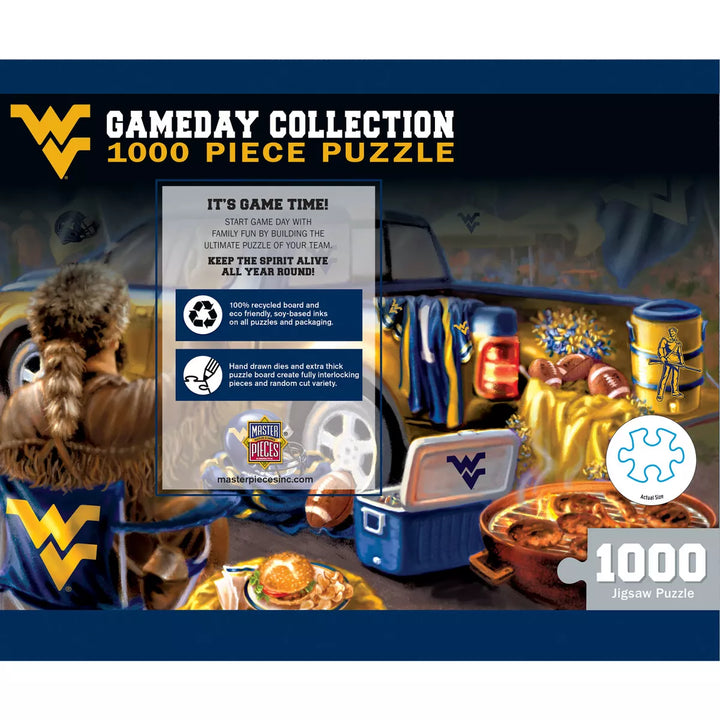 Masterpieces 1000 Piece Jigsaw Puzzle - NCAA WVU Mountaineers Gameday.