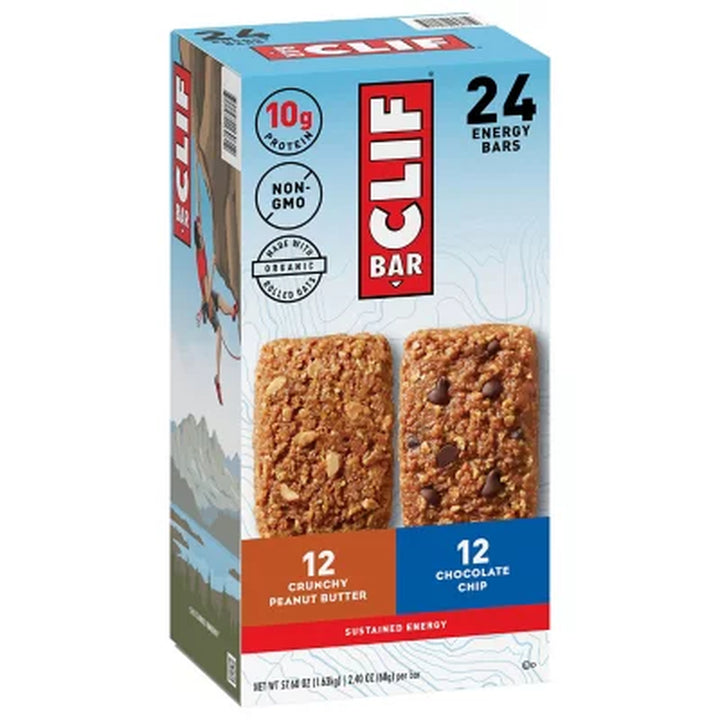 Clif Bar Variety Pack 2.4 Oz, 24 Ct.