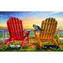 Sunsout Cat Nap at the Beach 1000 Pc Jigsaw Puzzle 30112