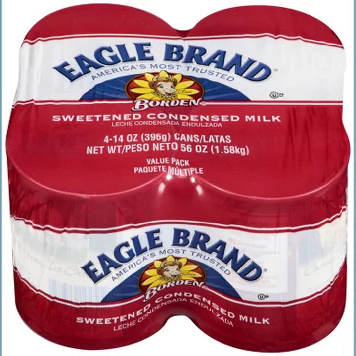 Sweetened Condensed Milk 14 Oz. Cans, 4 Pk.