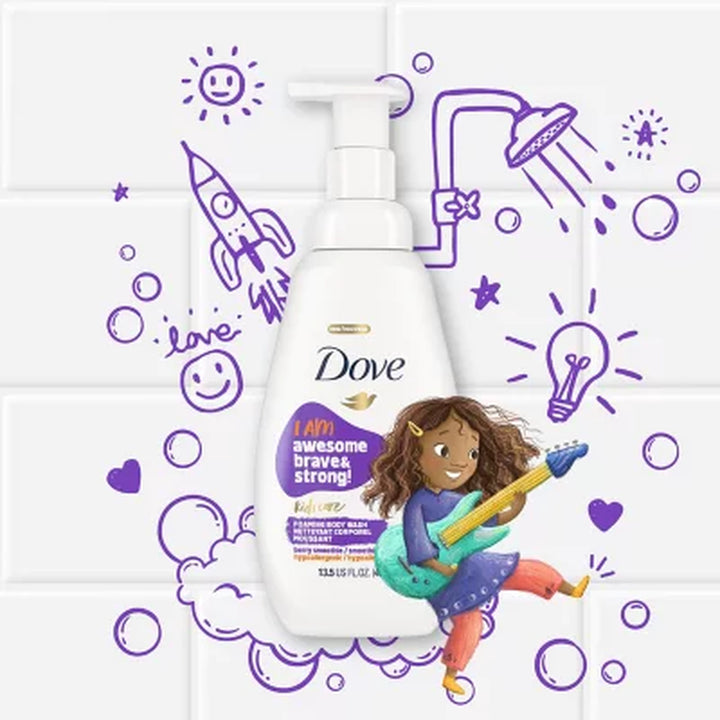 Dove Kids Care Foaming Body Wash, Variety Pack, 13.5 Fl. Oz., 3 Pk.