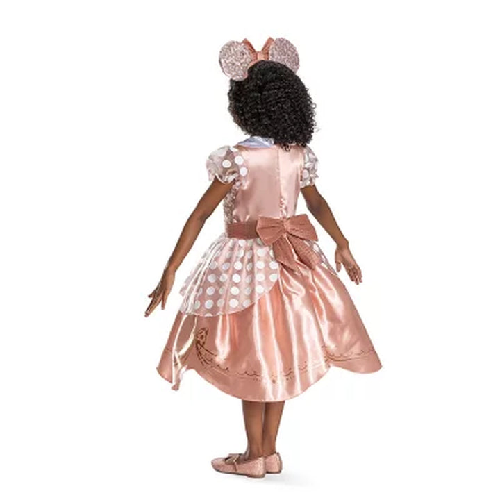 Disney Minnie Mouse Rose Gold Kids Premium Costume