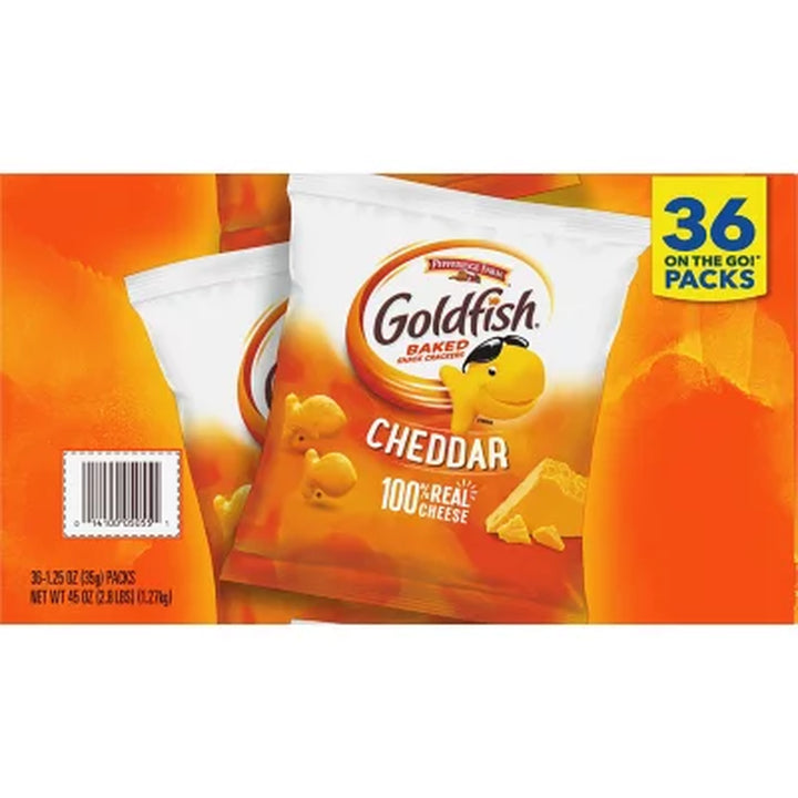 Pepperidge Farm Goldfish Cheddar Crackers 1.25 Oz., 36 Pk.