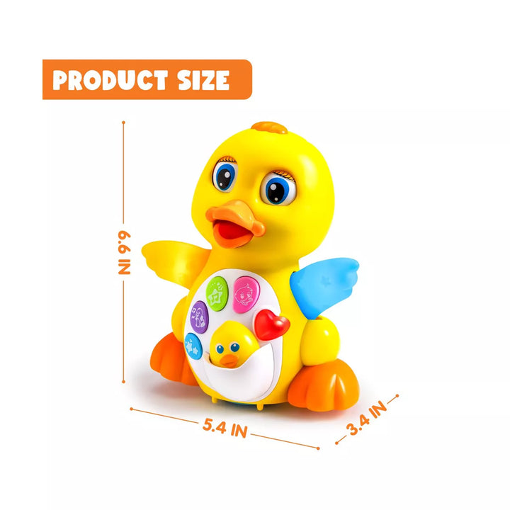 Baby Toys Duck, Infant Musical Toys, Tummy Time Toys with Music , Learning Toys, Dancing Duck Crawling Baby Toy, Baby Easter Basket Stuffers Gifts