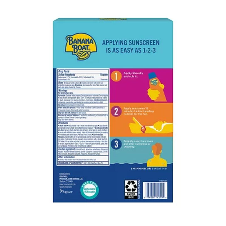 Banana Boat Sport Ultra Sunscreen Spray, SPF 50, 6 Oz., 3 Pk.