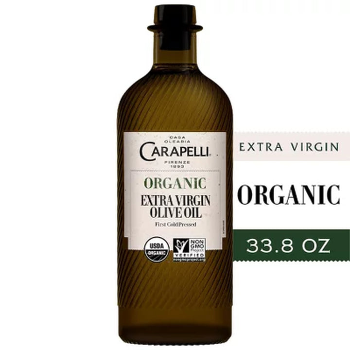 Carapelli Organic Extra Virgin Olive Oil, 33.8 Fl. Oz.