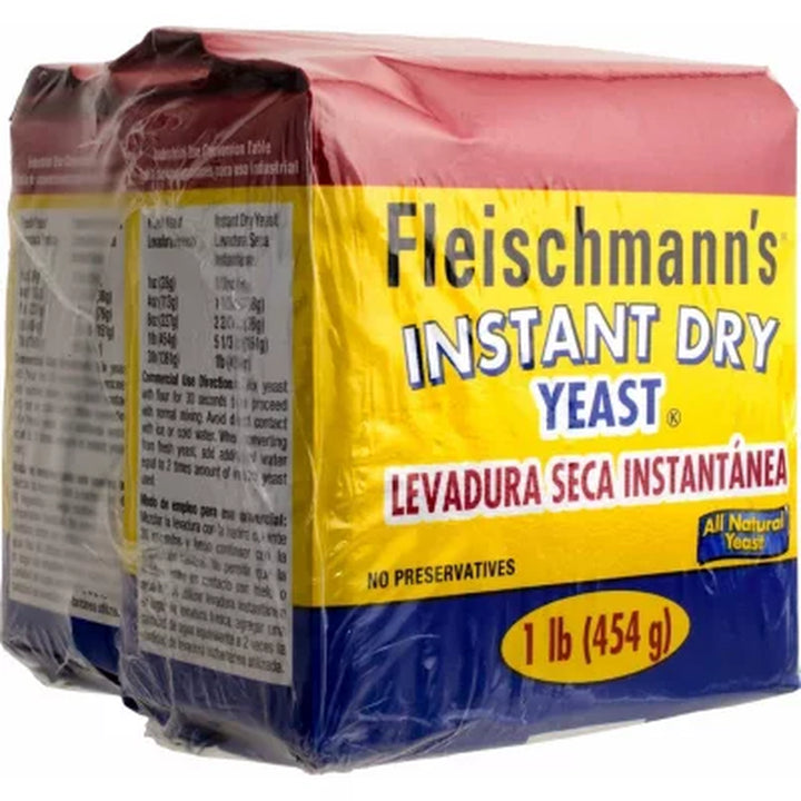 Fleischmann'S Instant Dry Yeast (16 Oz., 2 Pk.)