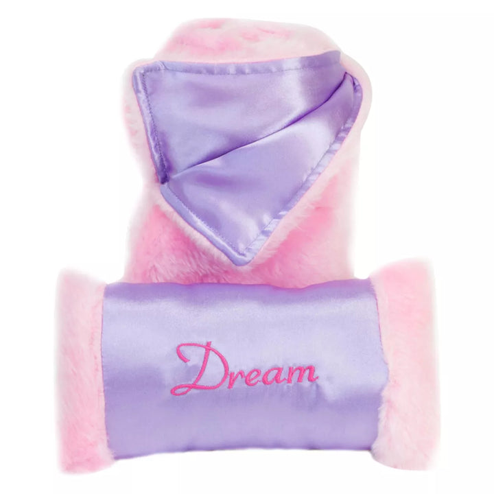 Sophia’S Fur/Satin Sleeping Bag and Pillow for 18" Dolls, Pink/Purple