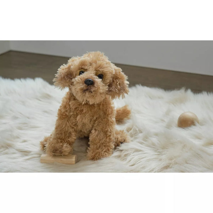 Bearington Collection Doodles Labradoodle Plush Stuffed Animal Puppy Dog, 13"