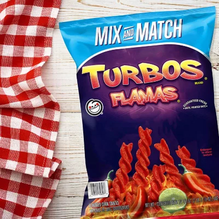 Sabritas Turbos Flama Corn Snacks, 19.125 Oz.