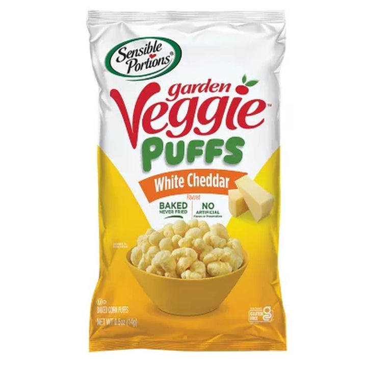 Sensible Portions Garden Veggie Puffs, Variety Pack, 0.5 Oz., 30 Pk.