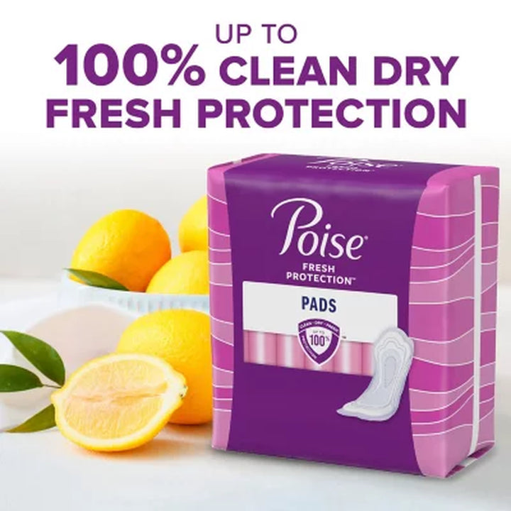 Poise Fresh Protection Postpartum Incontinence Pads, Long - Choose Your Size