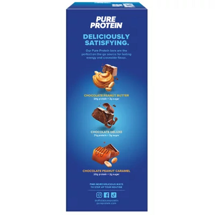 Pure Protein Bars Gluten Free, Chocolate Variety Pack 23 Ct.