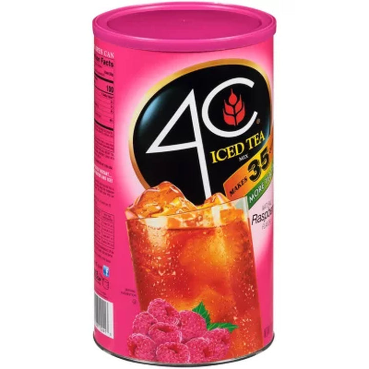 4C 35 QT Raspberry Iced Tea Mix 82.6 Oz.