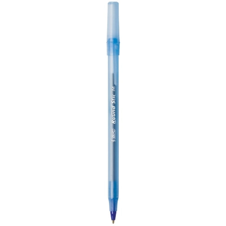 BIC round Stic Xtra Life Ballpoint, 1Mm, Medium, Blue, 60Ct.