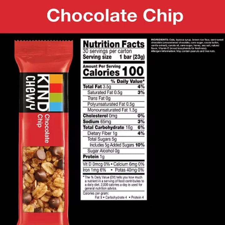 KIND Kids Chewy Chocolate Chip Granola Bars 30 Ct.