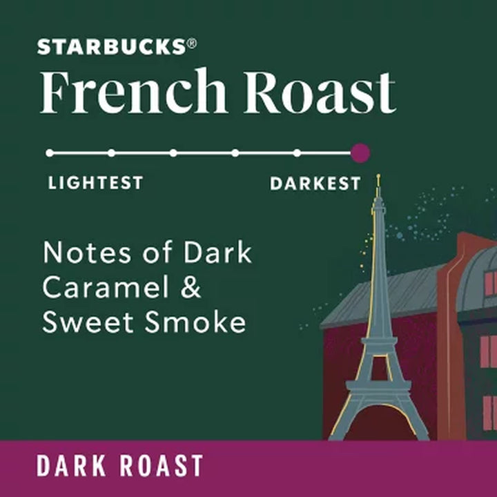 Starbucks Dark French Roast Ground Coffee 40 Oz.