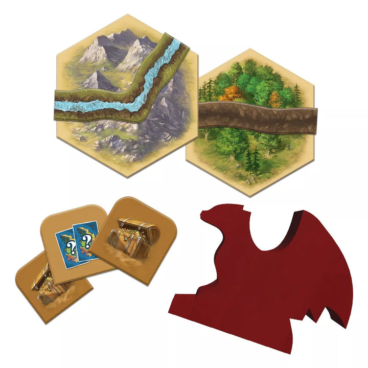 Catan Seafarers + C&K Scenario Treasures, Dragons & Adventurers Game Expansion