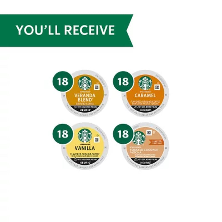 Starbucks K-Cups Variety Pack 72 Ct.