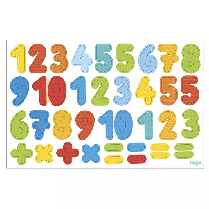 Magnetic Game Box 1 2 3 Numbers & You - 158 Magnetic Pieces in Travel Cardboard Carrying Case