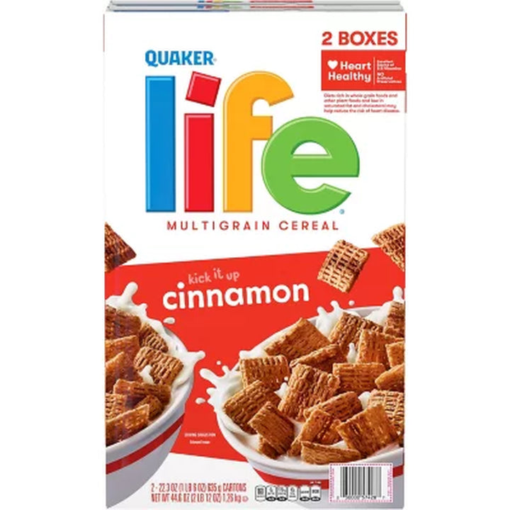 Life Multi-Grain Cinnamon Cereal 44.6 Oz., 2 Pk.