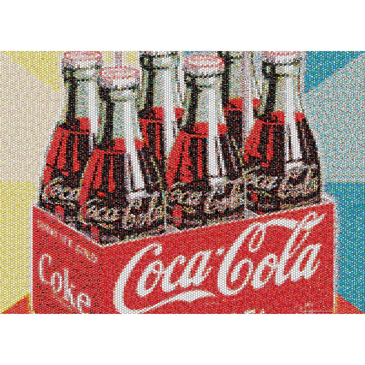 Masterpieces 1000 Piece Puzzle - Coke Photomosaic Bottles - 19.25"X26.75"