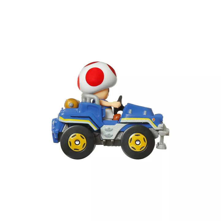 Hot Wheels Mario Kart 1:64 Scale Movie Toad, Collectible Vehicle