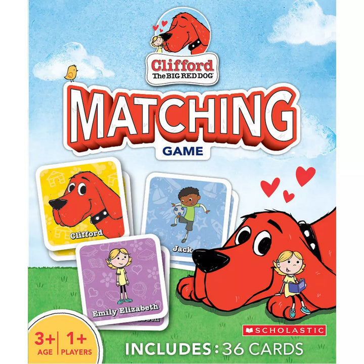 Masterpieces Kids Games - Clifford the Big Red Dog Matching Game.