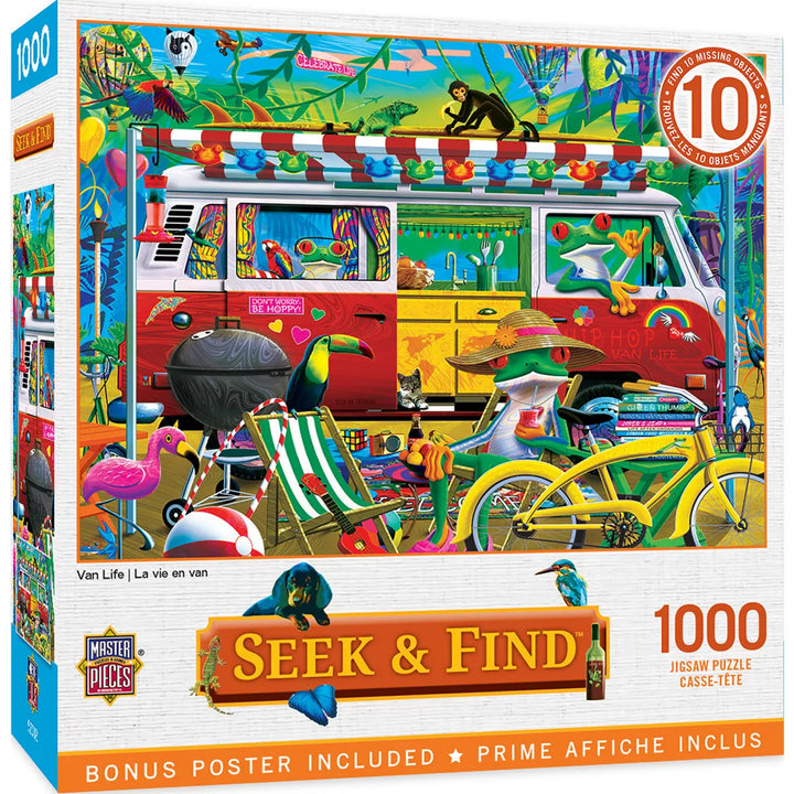 Masterpieces 1000 Piece Jigsaw Puzzle - Van Life - 19.25"X26.75".