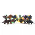 Insten Dragon 12 Pack Dragon Figurine Puzzles in Hatching Jurassic Eggs, 5 In