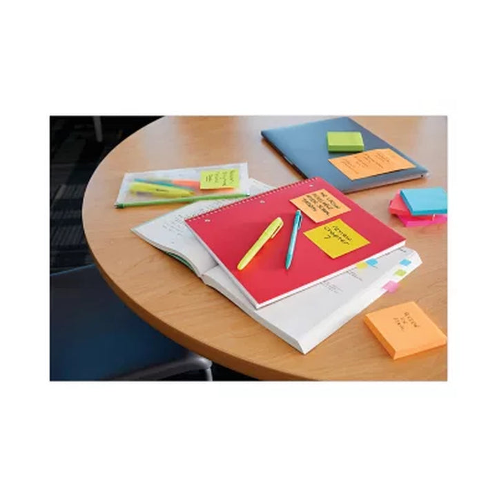 Post-It Notes Original Pads, 3 X 3, 100 Sheet Pads, 18 Pads, 1,800 Total Sheets, Jaipur Collection