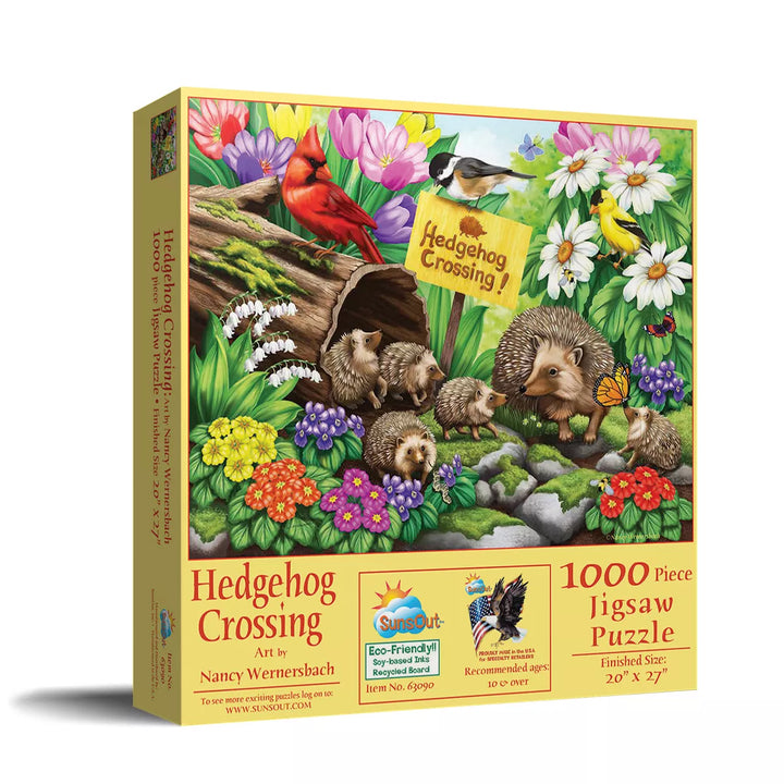 Sunsout Hedgehog Crossing 1000 Pc Jigsaw Puzzle 63090